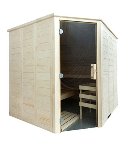 Installer un sauna finlandais heinola Easy