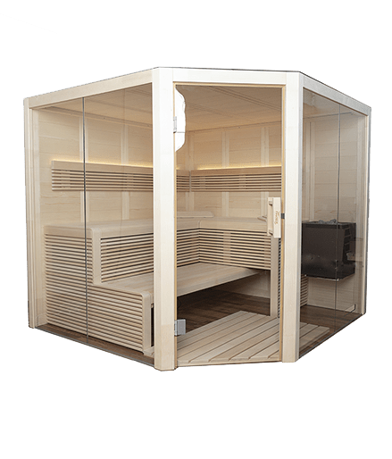 Cabine de sauna 4 à 5 personnes heinola harmony