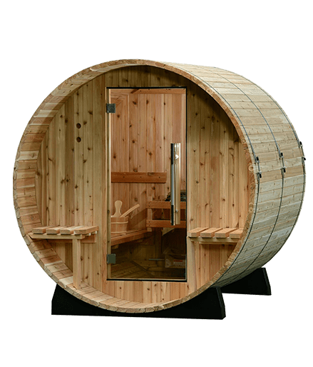 Sauna tonneau Extérieur Chasselas