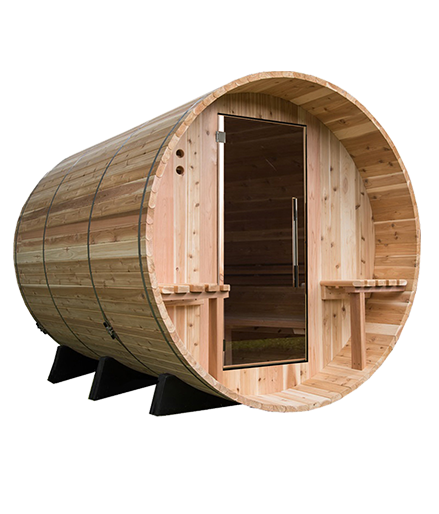 Achat de sauna en forme de tonneau pour la maison Cinerea