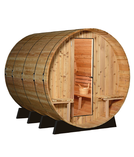 Fabricant de sauna extérieur baril Girdiana